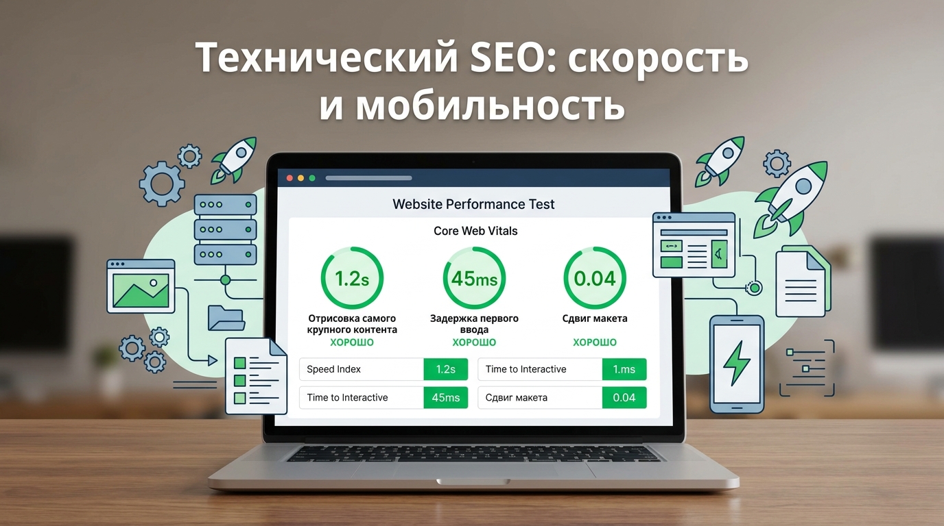 Технический SEO: скорость и мобильность